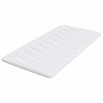 vidaXL Coussins de Matelas Blanc 100 x 200 cm Polyester sans colle