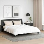 vidaXL Couette avec oreiller 3 Pièces Blanc Bas