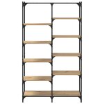 vidaXL Étagère chêne artisanal 100 x 32 x 170 cm Bois d'ingénierie