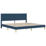 vidaXL Cadre de lit 200 x 200 cm Bleu