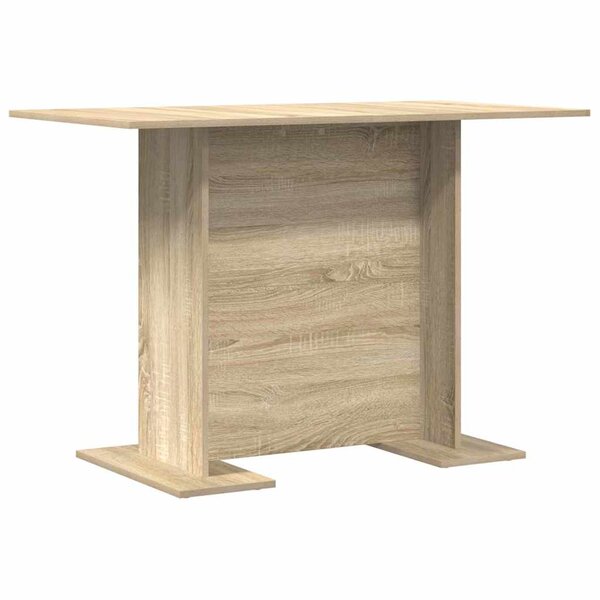 vidaXL Table de salle à manger Chêne sonoma 110 x 60 x 75 cm