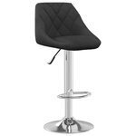 vidaXL Tabourets de bar lot de 2 noir velours