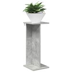 vidaXL Support de Plante 2 pièces Gris béton 25 x 25 5 x 60 5 cm