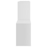 vidaXL Étagère murale Blanc 100x18x53 cm Bois d’ingénierie