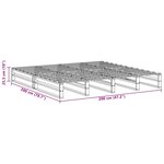 vidaXL Cadre de lit sans matelas 200x200 cm bois massif de pin