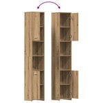 vidaXL Ensemble de meubles salle de bain 3 Pièces bois d'ingénierie