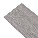 vidaXL Planche de plancher PVC autoadhésif 5 02 m² 2 mm Gris foncé