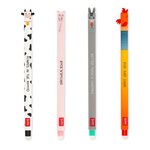 Legami EPSET0011 - Set de 4 Stylos à encre gel effaçable - Erasable Pen