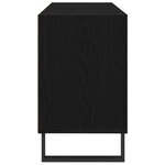 vidaXL Meuble TV Chêne noir 103 5 x 30 x 50 cm Bois d'ingénierie