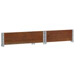 vidaXL Jardinière marron 80x60 cm bois massif de pin