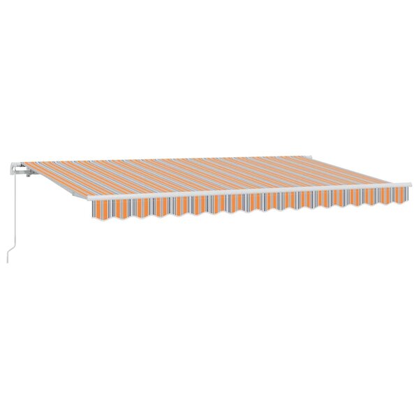 vidaXL Auvent Rétractable Multicolore 400 x 200 cm