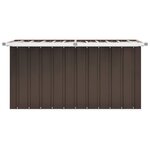vidaXL Coffre de rangement de jardin Marron 129x67x65 cm