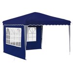 vidaXL Tente de fête pop-up 288 x 288 x 245 cm Bleu Tissu Oxford