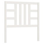 vidaXL Tête de lit Blanc 81x4x100 cm Bois massif de pin