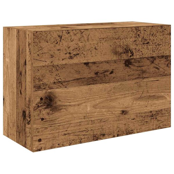 vidaXL Armoire murale de bain vieux bois 60x25x40 cm bois d'ingénierie