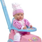 LOKO TOYS - Poupon soft 36cm avec son porteur