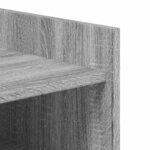 vidaXL Armoire à chaussures Sonoma gris 74 5x37 5x100 cm