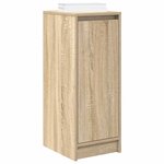 vidaXL Armoire à chaussures chêne sonoma 29 5x34x76 cm bois ingénierie