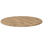 vidaXL Plateau de table chêne artisanal 60 x 60 x 1.5 cm