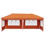 vidaXL Tente de fête pop-up 575 x 289 x 245 cm Orange
