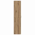 vidaXL Cabinet de Bureau 2 Pièces chêne artisanal 60 x 32 x 153