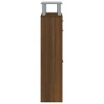 vidaXL Armoire à chaussures Chêne marron 63x24x104cm Bois d'ingénierie