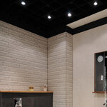Lot 3 spots gu10 50w 4000k rond noir ip44