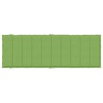 vidaXL Coussin de chaise longue vert mélangé 186x58x4 cm tissu