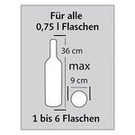Caisse carton blanche d'expédition pour bouteilles avec calage carton 40x36x12 5 cm (lot de 12)