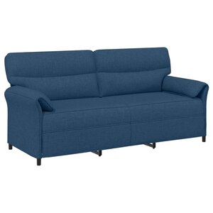 vidaXL Canapé 100  polyester  cadre en métal  MDF  Contreplaqué
