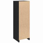 vidaXL Cabinet de salle de bain avec tiroir Chêne noir 30 x 30 x 95 cm