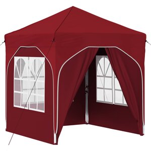 vidaXL Tente de fête pop-up 192 x 192 x 245 cm Bordeaux