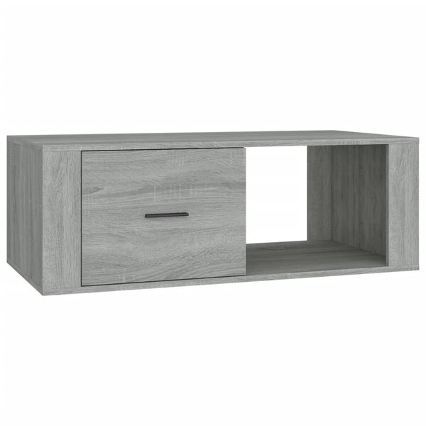 vidaXL Table basse Sonoma gris 100x50 5x35 cm Bois d'ingénierie