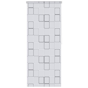 vidaXL Store roulant de douche 100x240 cm Carré