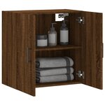 vidaXL Armoire murale chêne marron 60x31x60 cm bois d'ingénierie