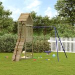 vidaXL Aire de jeux d'extérieur bois de pin imprégné