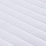 vidaXL Matelas en mousse moyennement doux 200x200 cm