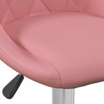 vidaXL Tabouret de bar Rose Velours