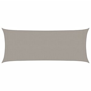 vidaXL Voile d'ombrage 160 g/m² rectangulaire gris clair 2x4 5 m PEHD
