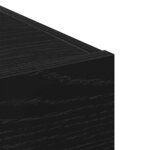 vidaXL Buffet Chêne noir 30 x 42 5 x 93 cm Bois d'ingénierie