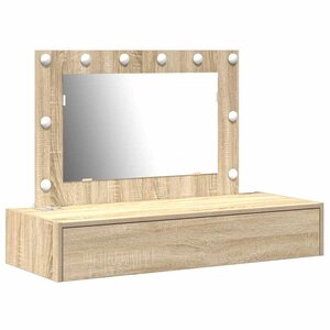 vidaXL Table de Toilette Marron 100 x 40 x 70 cm Bois d'ingénierie