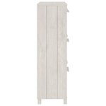 vidaXL Armoire à chaussures HAMAR Blanc 59 5x35x117 cm Bois de pin