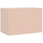 vidaXL Meubles TV 2 Pièces rose 67x39x44 cm acier