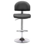 vidaXL Tabouret de bar Gris Similicuir