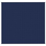 vidaXL Couverture lestée Bleu 220x230 cm 11 kg Tissu