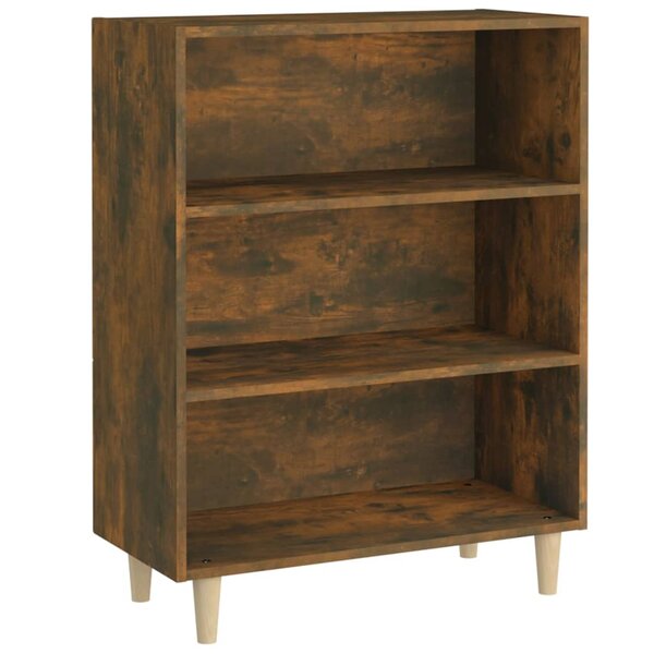 vidaXL Buffet Chêne fumé 69 5x32 5x90 cm Bois d'ingénierie