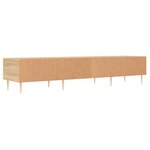 vidaXL Meuble TV chêne sonoma 150x36x30 cm bois d'ingénierie