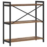 vidaXL Bibliothèque Bois ancien 80 x 30 x 83 cm Bois d'ingénierie