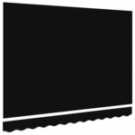 vidaXL Toile de rechange pour store banne Noir 350 x 250 cm Toile