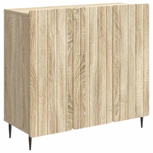 vidaXL Buffet Chêne Sonoma 89 x 34 5 x 82 cm Bois d'ingénierie